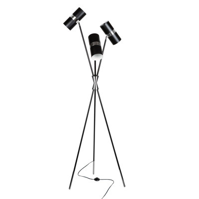 Lampe trépied noire 60 po Chafic