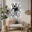 «Black Octopus Swirl Abstract Modern Contemporary Octopus Ocean», reproduction d'art murale-129772285