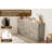 12 Drawer Dresser for Bedroom, 61 in Long Modern White Dresser TV Stand with Charging Station-107396489