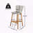 Outdoor Bar Stool Wood Wicker Versatile Style Design-834795370