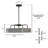 Marcink 3 - Light Steel Square / Rectangle Chandelier