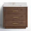 Meuble-lavabo sur pied simple 36 po avec plateau en quartz Calacatta Porto-1790985848-1791007624