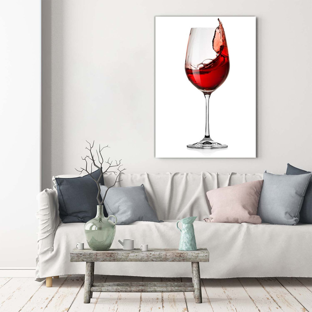 Rotwein - Kunstdrucke auf Leinwand - Wrapped Canvas