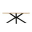 Metal Base Dining Table
