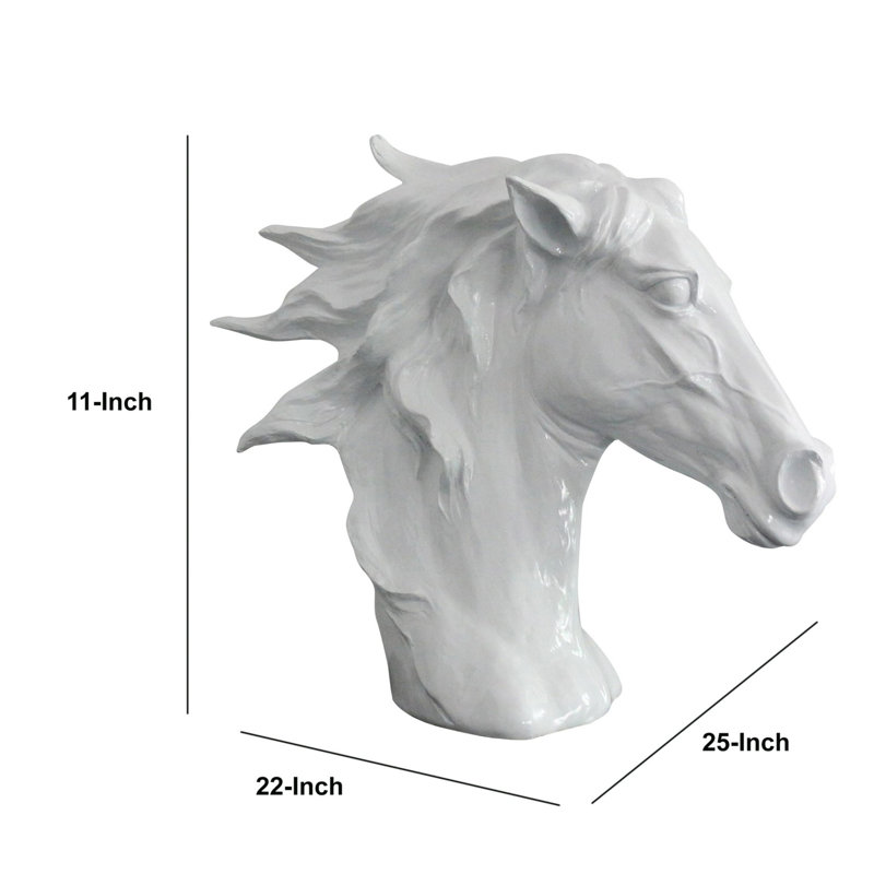 Arela Animals Bust, White