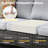 Allcot 5 - Person Wicker/Rattan Patio Furniture Set, Outdoor Fire Pit Sofa Set with Throw Pillows and Comfy Cushions-112553042