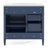 Cleeson 36 " W Freestanding Standard Free Standing Single Double Single Vanity Bathroom Vanity With Resin Top