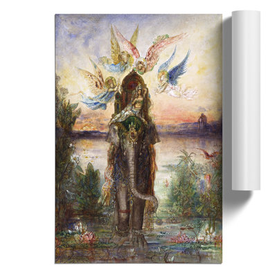 The Sacred Elephant by Gustave Moreau - Frameless Print