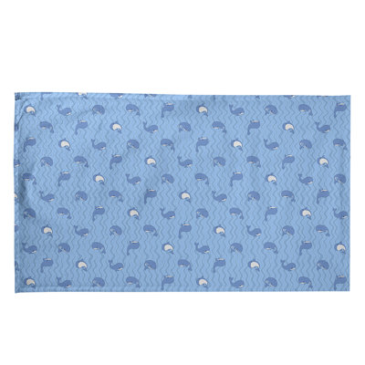 Serviette de thé à motif baleines