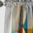 Orange Blue Mid Century Harmony In Geometry I - Midcentury Blackout Abstract Curtain - 1 Panel-107824276