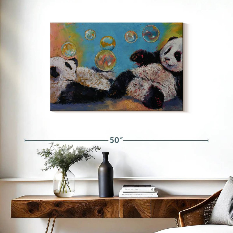 Crowle Panda Bubbles, 24" H x 36" W