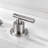Solid Brass Two Handle Widespread Bathroom Sink Faucet With Drain Assembly-113877628