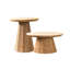 Ensemble de tables basses Modern Modern Burlywood
