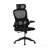High Back Ergonomic Office Chair, Big And Tall Mesh Desk Chair With Wheels, Tilt Function, 3d Headrest, Lumbar Support, Swivel Rolling Computer Chair For Task, Home Office, Black