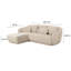 Cheslea Cream Boucle Sectional - Raf-96004525