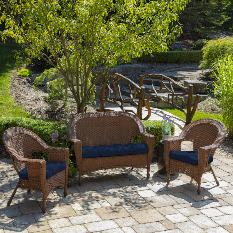 Coussin de chaise d'extérieur ARDEN, Bleu