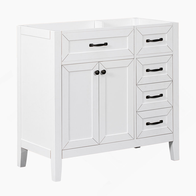 36" Bathroom Vanity without Sink, Cabinet Base Only, Bathroom Cabinet