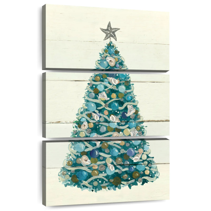Lelend Christmas Shell Tree, 32" H x 20" W