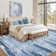 Abstract Machine Washable Rug with Rubber Backing for Living Room Modern Non-Slip Dining Room Rug Easy-Cleaning Floor Carpet for Bedroom Office