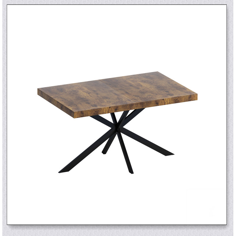 Table de salle à manger Retro, H 29,92 po x L 70,86 po x l 31,49 po, Brun