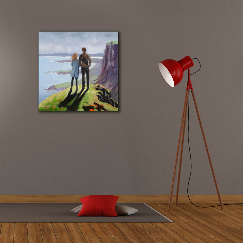  «Skye» par Meredith Howse, art mural sur toile, 26 po x 26 po, H 26 po x l 26 po