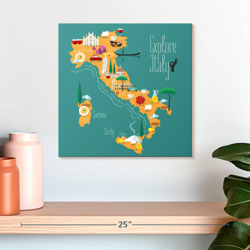 Aliaz Explore Italy Map