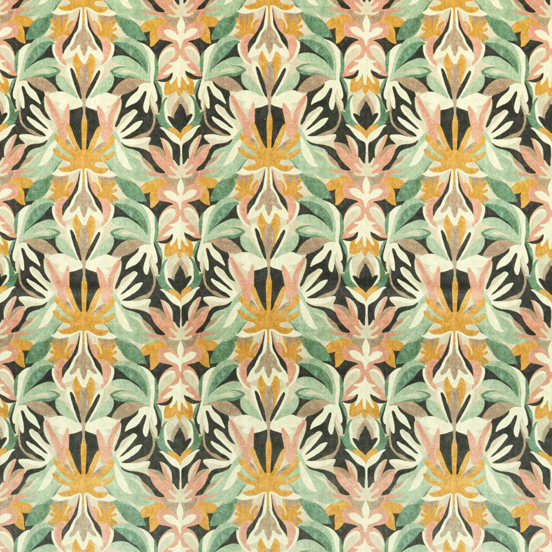 Melora Fabric, Positano/Succulent/Amber Light
