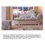 Chaise longue de style champêtre en bois massif et tissu jacquard pour chambre et salon-1139963770