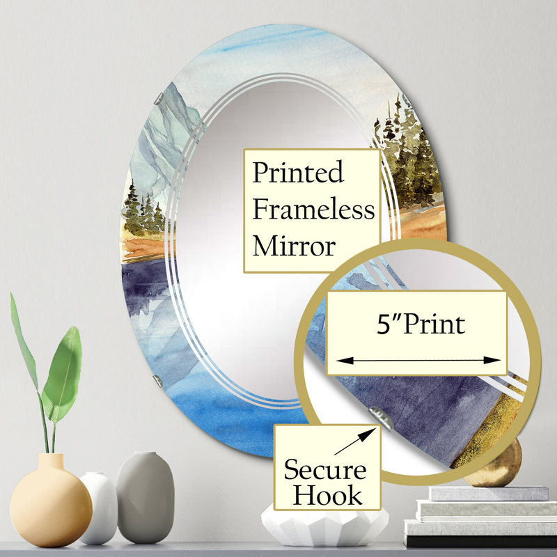 Miroir de salle de bain sans cadre, 30 po x 20 po