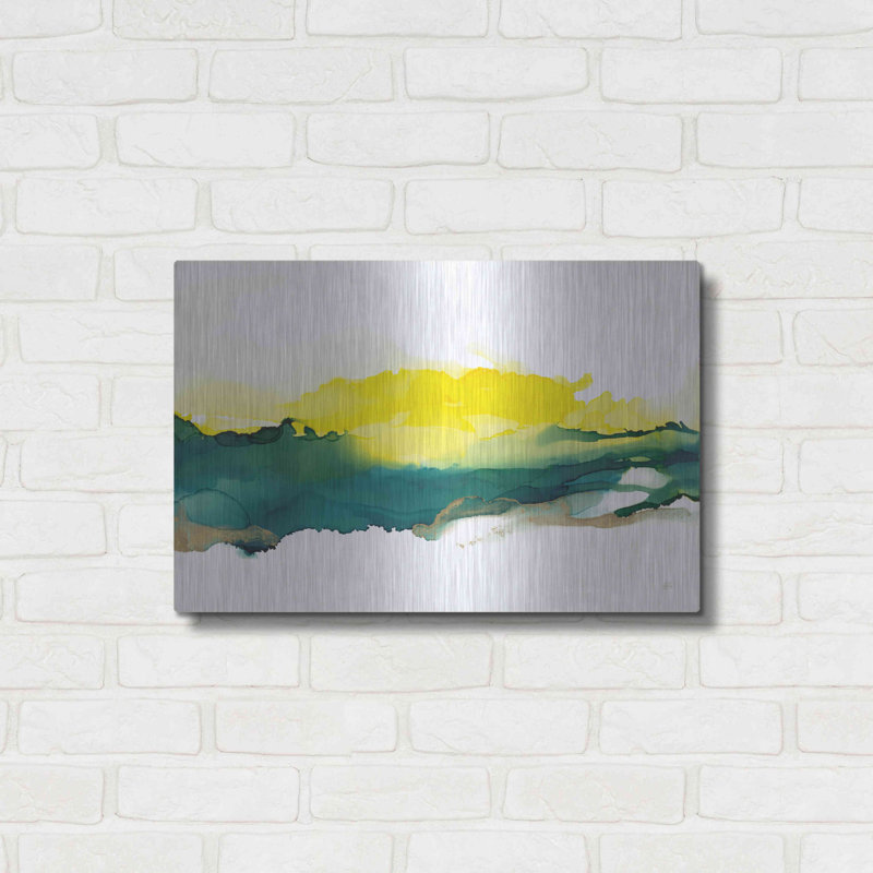 Brayden Studio «Sunrise» par Chris Paschke, art mural en métal, H 16 po x l 24 po