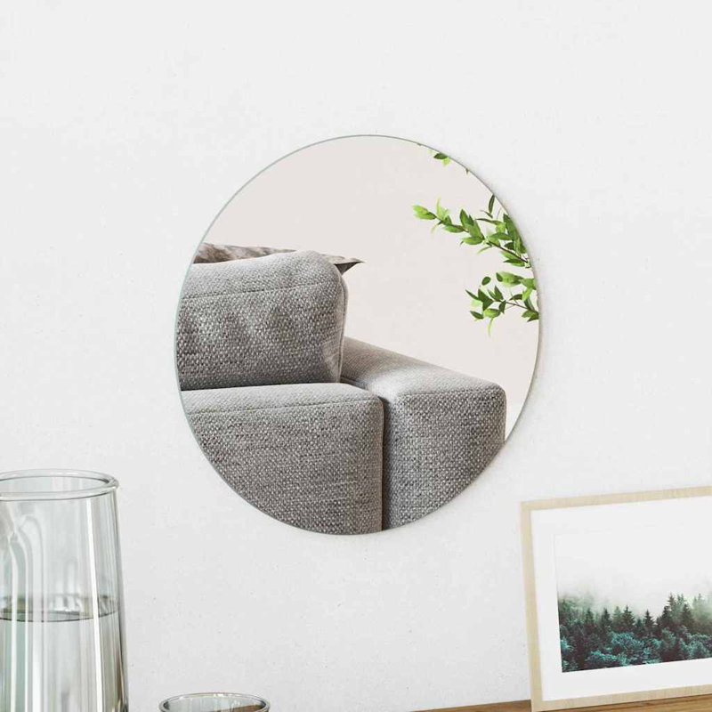 No Square Mirror, 30 cm H x 30 cm W