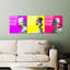 Élégant ensemble d'art mural en verre trempé (3 pièces), 19,7 po x 19,7 po chacun | 100% verre trempé, épaisseur: 0,16 pouce | Couleurs résistantes à la décoloration, impression durable sur la surface arrière | Parfait pour la décoration intérieure moderne