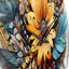 Horloge murale boho-93380967