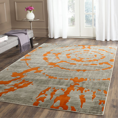 Tapis à motif abstrait Deasia Porcello