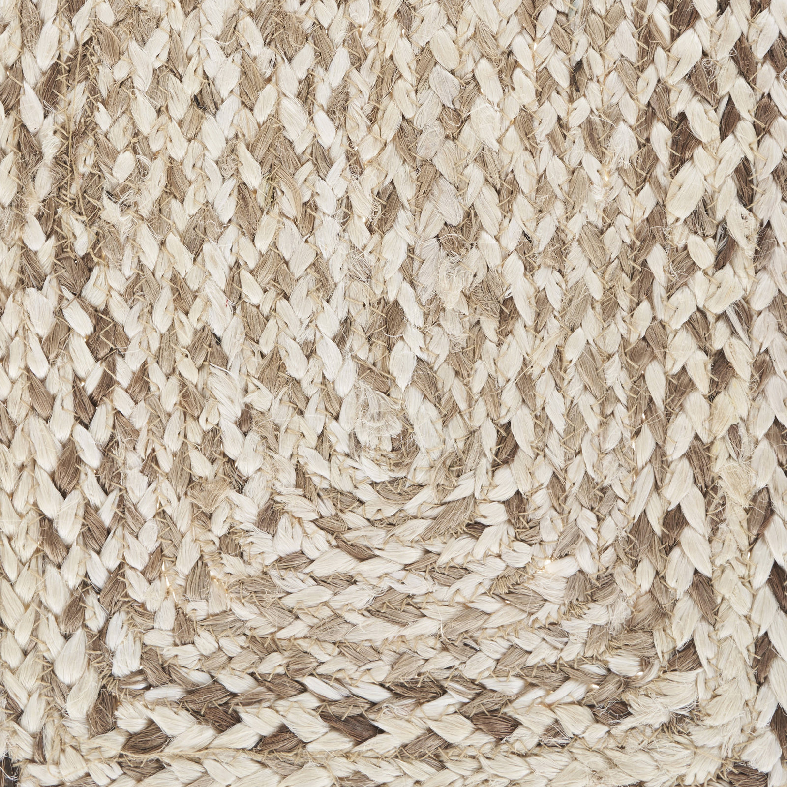 Miran Classic Braided Jute 19" Placemat, Beige