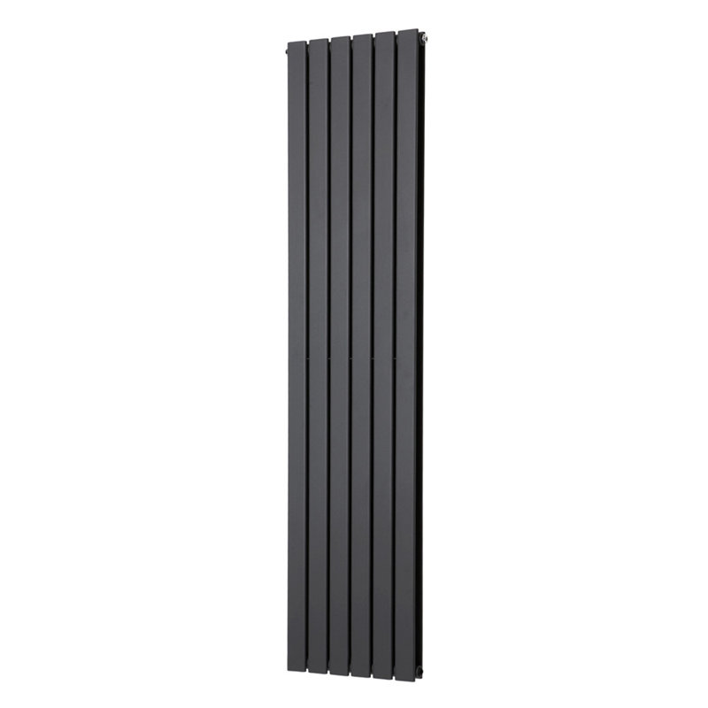Vertical Double Flat Panel Radiators, Anthracite, 1800cm H x 408cm W x 52cm D