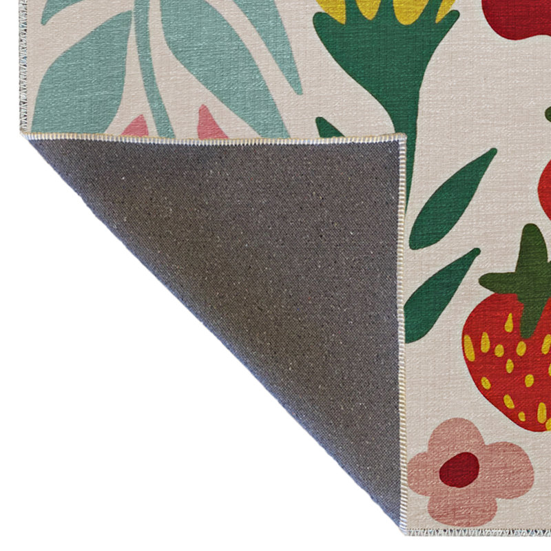 Tapis intérieur / extérieur rectangulaire Dushane, Rectangle 2 pi 7 po x 6 pi 7 po