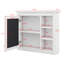 Armoire murale 30 po x 28 po avec miroir, armoire à pharmacie avec 3 tablettes ouvertes (meuble-lavabo non inclus)-659144088