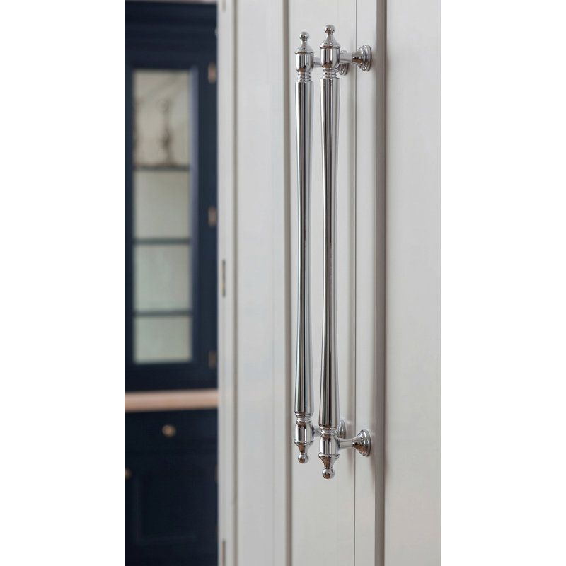 Elegant Cabinet Bar Pull Multipack, 12.6", Polished Chrome