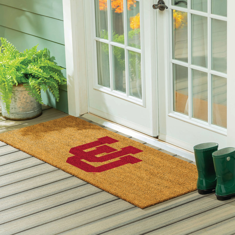 Très grand tapis couleur coco 60 po x 24 po University of Utah