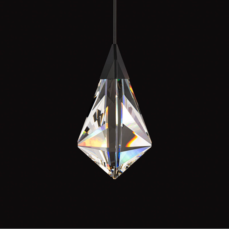Fazzoletto 1 - Light LED Pendant, Black