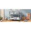 Lit simple superposé simple avec échelle, barrière de sécurité, parfait pour les meubles de chambre à coucher