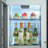 Samsung Bespoke 4-Door Flex Counter Depth Refrigerator 23 cu. ft. with Beverage Zone in Fingerprint Resistant Stainless Steel-96659703