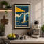 Coastal Sentinel Art Deco - Wrapped Canvas-408463022-408463020