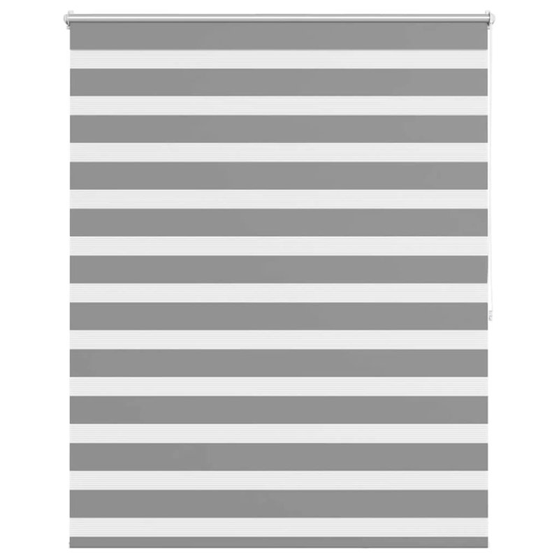 Semi Sheer Roller Blind, Grey, 120cm W x 175cm L