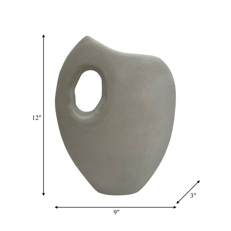 Vase de table en grès fait main Hereen
