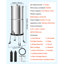 Gravity-fed Water Filter System, 2.25G 304 Stainless-Steel Countertop Water Filtration System, Reduces Lead and up to 99% of Chlorine, with 2 Carbon Filters, Spigot, and Stand, for Home Camping