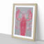The Pink Lobster in Abstract - Picture Frame Graphic Art Print on MDF-55763521-55763523