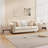  2 PCS Nightstand w/ Drawer Side Table w/ Slide-out Drawer Open Storage Shelf Natural & White-1213706619