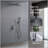 10-Inch Wall Mounted Rain Shower System with Handheld-125774892